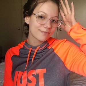 Nike Jacket — Orange — Work Out/LightWeight